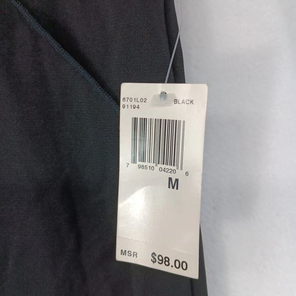 NWT Max Studio Women's Stretchy Work Dress Pants Size M $98 MSRP Wide Leg Black - Picture 2 of 13